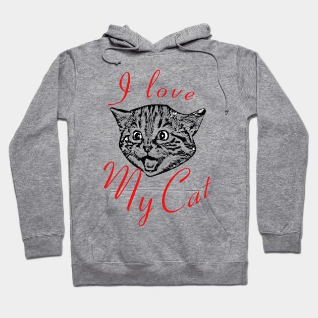 I love my Cat Hoodie by elmouden123